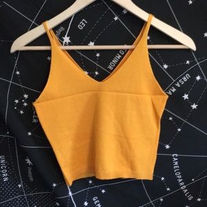 sale❗❗❗yellow v neck cami